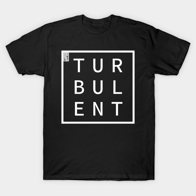 TURBULENT Define Me Word Simple Classic Square Box T-Shirt by porcodiseno